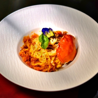 Mì Ý Cua Sốt Sốt Kem - Crab Spaghetti Creamy Sauce